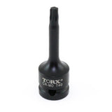 TEMO T40 3 Inch Long Torx Star 6 Point Black Impact Bit Socket Auto Repair Tool 1/2 Inch Square Drive