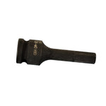 TEMO H-10 3 Inch Long Hex Hexagon Black Impact Bit Socket 1/2 Inch Square Drive Auto Repair Tool