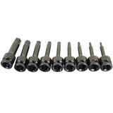 TEMO H-6 3 Inch (76 mm) Long Hex Hexagon Black Impact Bit Socket 1/2 Inch (12.7 mm) Square Drive Auto Repair Tool Gc