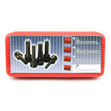 TEMO 9p 3"L Tamper Proof Torx Star 6 point Black Impact Bit Socket Set
