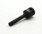 TMAX Tamper Proof  T-50 3" L Torx Star 6 point Black Impact Bit Socket