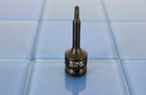 TEMO Tamper Proof T-25 3" L Torx Star 6 point Black Impact Bit Socket