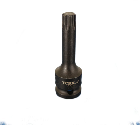 TMAX IP-55 3" L Black Impact Torx Plus 6 point Socket Bit  Auto Repair