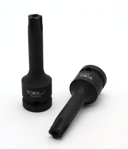 TEMO Tamper Proof IPR-55 Black Impact Torx Plus 5 point Bit Socket