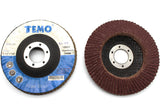 TEMO 10 pc 4-1/2 Inch Grit 60 Coarse Flap Discs Sanding Wheel