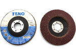 TEMO 10 PC 4-1/2 inch (114mm) Grit 60 Coarse FLAP DISCS Sanding WHEEL