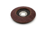 TEMO 10 PC 4-1/2 inch (114mm) Grit 60 Coarse FLAP DISCS Sanding WHEEL