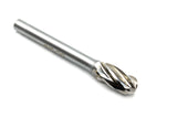 TEMO SC-3 NF Aluminum Cut Carbide Rotary Burr File, Cylinder Ball