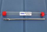 TEMO SL-3L6 NF Aluminum Cut Carbide Rotary Burr File, 3/8 Inch Head 14 Deg Cone, 1/4 Inch Diameter 6 Inch Long Shank