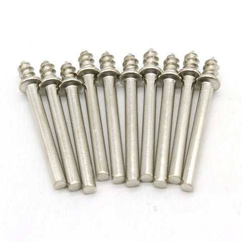 TMAX 10 pc Screw Bit Mandrel #401 for Felt Polishing Tip fit Dremel