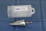 TEMO M35 Cobalt Step Drill Bit Spiral Flute HSS, 2 Sizes: 7/8" 1-1/8"