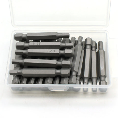 TMAX 25 pc H-4 Hex 5/32" (4mm) Impact Ready Screwdriver Insert Bits