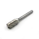 TEMO SB-5 NF Aluminum Cut Carbide Rotary Burr File, Cylinder End Cut, 
