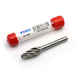 TEMO SF-5 NF Aluminum Cut CARBIDE Rotary BURR FILE, Round Tree, 