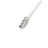 TEMO SF-5L6 NF Aluminum Cut Carbide Rotary Burr File,  Round Tree