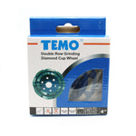 TMAX 4" (100mm) Professional Diamond Two Row Segment Grinding Wheel