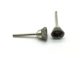 TMAX 100 pc Stainless Steel 1/2 Inch Cup Wire Brush Wheel with 1/8 Inch Shank