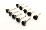 TMAX 100 pc Carbon Steel 1/2 Inch Cup Wire Brush Wheel with 1/8 Inch Shank