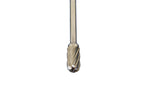 TEMO SC-5L6 NF Aluminum Cut Carbide Rotary Burr File, 1/2 Inch Head Cylinder Ball, 1/4 Inch Diameter 6 Inch Long Shank