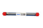 TEMO SL-4L6 NF Aluminum Cut Carbide Rotary Burr File, 1/2 Inch Head 14 Degree Cone, 1/4 Inch Diameter 6 Inch Long Shank