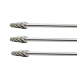 TEMO SL-4L6 NF Aluminum Cut Carbide Rotary Burr File 14 degree Cone