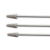 TEMO SL-4L6 NF Aluminum Cut Carbide Rotary Burr File 14 degree Cone