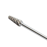 TEMO SL-4L6 NF Aluminum Cut Carbide Rotary Burr File 14 degree Cone