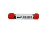 TEMO SB-5 Double Cut Carbide Rotary Burr File, 1/2 Inch Head Cylinder End Cut, 1/4 Inch Diameter 2 Inch Long Shank