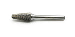 TEMO SL-4 Double Cut CARBIDE ROTARY BURR File, 14 Degree Cone