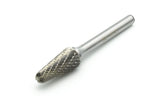 TEMO SL-4 Double Cut CARBIDE ROTARY BURR File, 14 Degree Cone