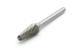 TEMO SL-4 Double Cut Carbide Rotary Burr File, 14 Degree Cone