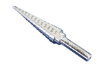 TEMO M35 Cobalt Double Straight Flute Step Drill Unibit, 13 Size 1/8" - 1/2", 1/4" Shank