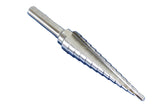 TEMO M35 Cobalt Double Straight Flute Step Drill Unibit, 13 Size 1/8" - 1/2", 1/4" Shank