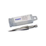 TEMO M35 Cobalt Spiral Flute Step Drill Unibit, 13 Size 1/8" - 1/2", 1/4" Hex Shank