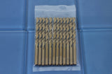 TEMO 12 pc 1/4" Cobalt 135-Degree Jobber Drill Bit 4" Total Length, 2-1/2" Working Length