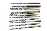 TEMO 12 pc 1/8 inch (3.2mm) Cobalt 135-Degree Jobber Drill Bit