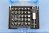 TEMO 31 pc Impact Ready Security Screwdriver Bit Set Kit with Quick Release Chuck