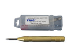 TEMO M35 Cobalt Spiral Flute 12 Size Step Drill Unibit 3/16" - 7/8" Plus Auto Center Punch Set