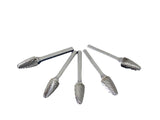 TEMO SF-5 5-pack set Double Cut Carbide Rotary Burr File