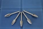 TEMO SF-5 5-pack set Double Cut CARBIDE ROTARY BURR File