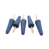 TMAX 5 pc 1" Aluminum Oxide Grinding  Mounted Stone, 2-3/4" Long With 1/4" Shank
