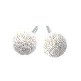 TMAX 2 pc White 1-1/2 inch 40mm Mounted Stone Point Ball Shape