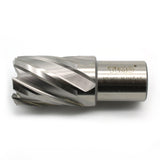 TMAX 15/16 inch M2 Annular Cutter Bit HSS, Weldon shank, Bright Finish