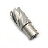 TMAX 15/16 inch M2 Annular Cutter Bit HSS, Weldon shank, Bright Finish