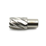 TMAX 1 inch (25.4mm) M2 Annular Cutter, Weldon shank, Bright Finish