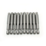 TEMO 10 pc 1/4 Inch Power Socket Extension Adapter Bit Set for Impact Driver