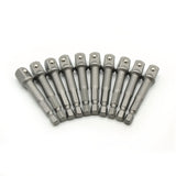 TMAX 10 pc 3/8" Power Socket Extension Adapter Bit Set for Impact Driver