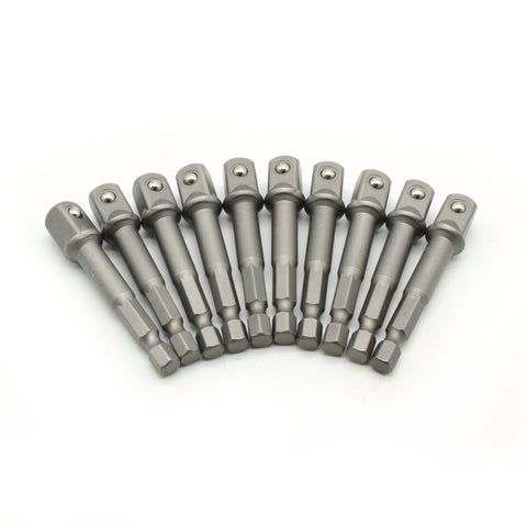TEMO 10pc 3/8 inch Power Socket Extension Adapter Bit Set for Impact Driver