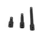 TEMO 1/2 Inch Drive Impact Extension Bar Set, Cr-V, 3 pc 2, 3, 5 Inch Length