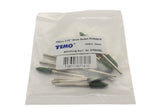 TMAX 20 pc 4mm Bullet RUBBER Polishing Burr w 3/32" Shank fit Dremel